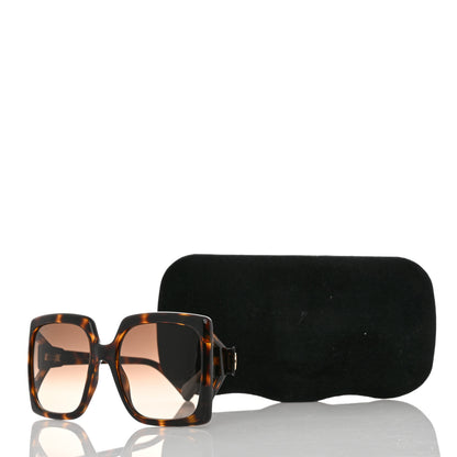Gucci Acetate Square Frame Sunglasses GG0876S Tortoise 8 of 8