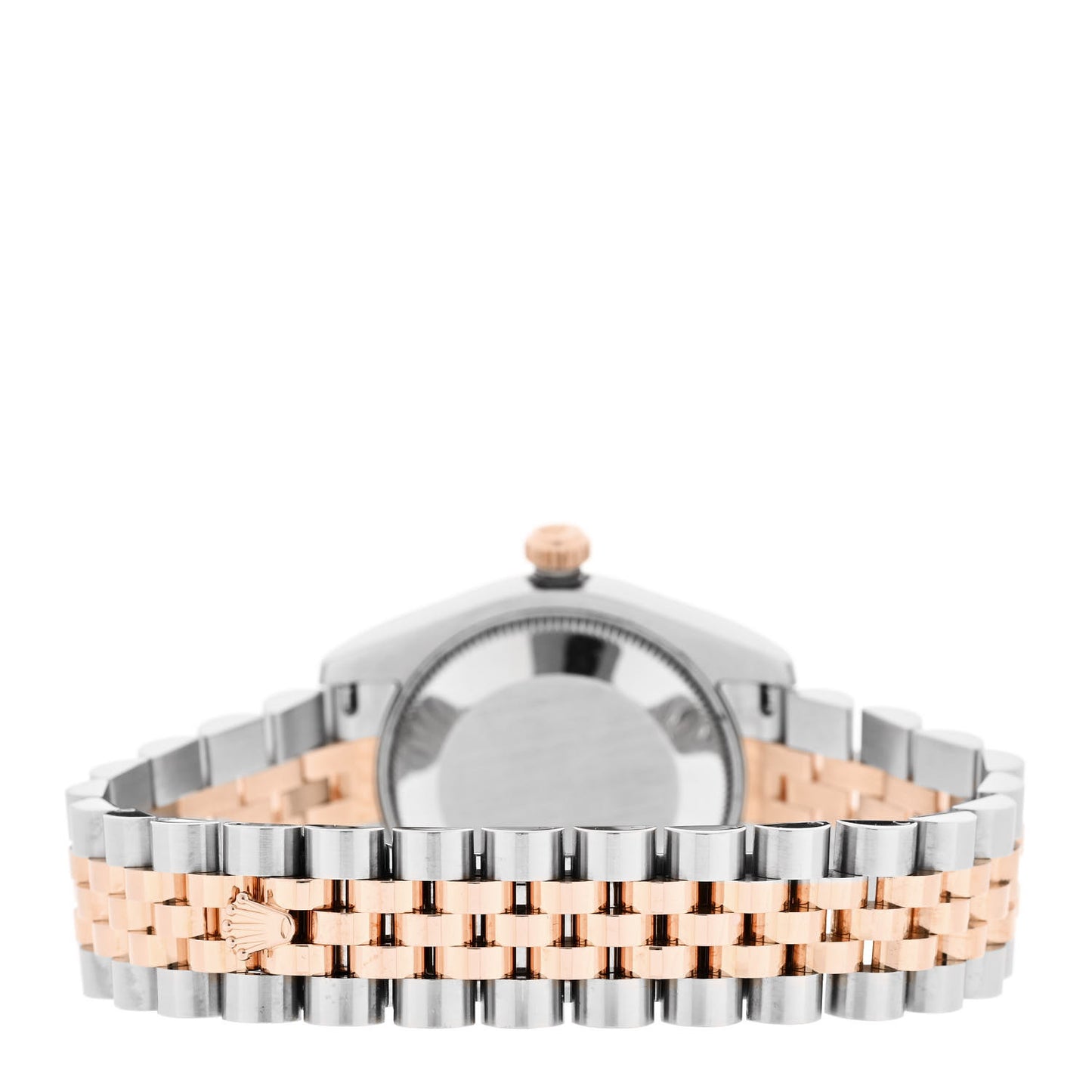 Stainless Steel 18K Everose Gold Diamond 31mm Oyster Perpetual Datejust Watch Black 178271