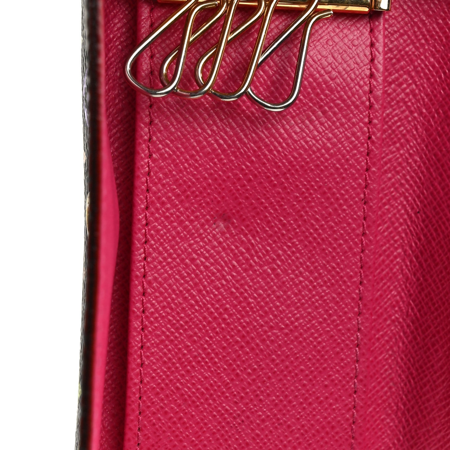Monogram Multicolor Multicles 4 Key Holder Black Grenade