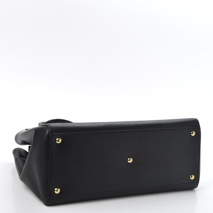 Fendi Vitello Elite Regular 2Jours Tote Black 3 of 8