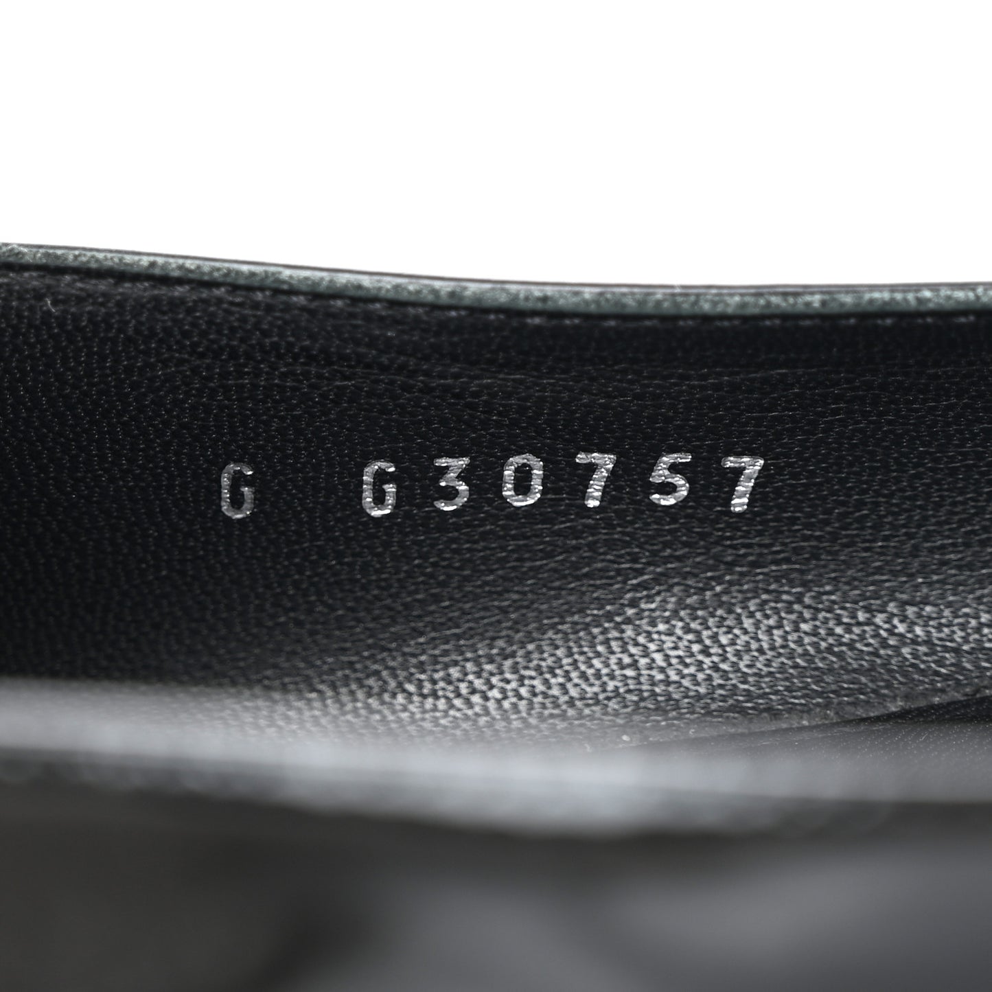 Patent Calfskin Pearl CC Loafers 36.5 Black