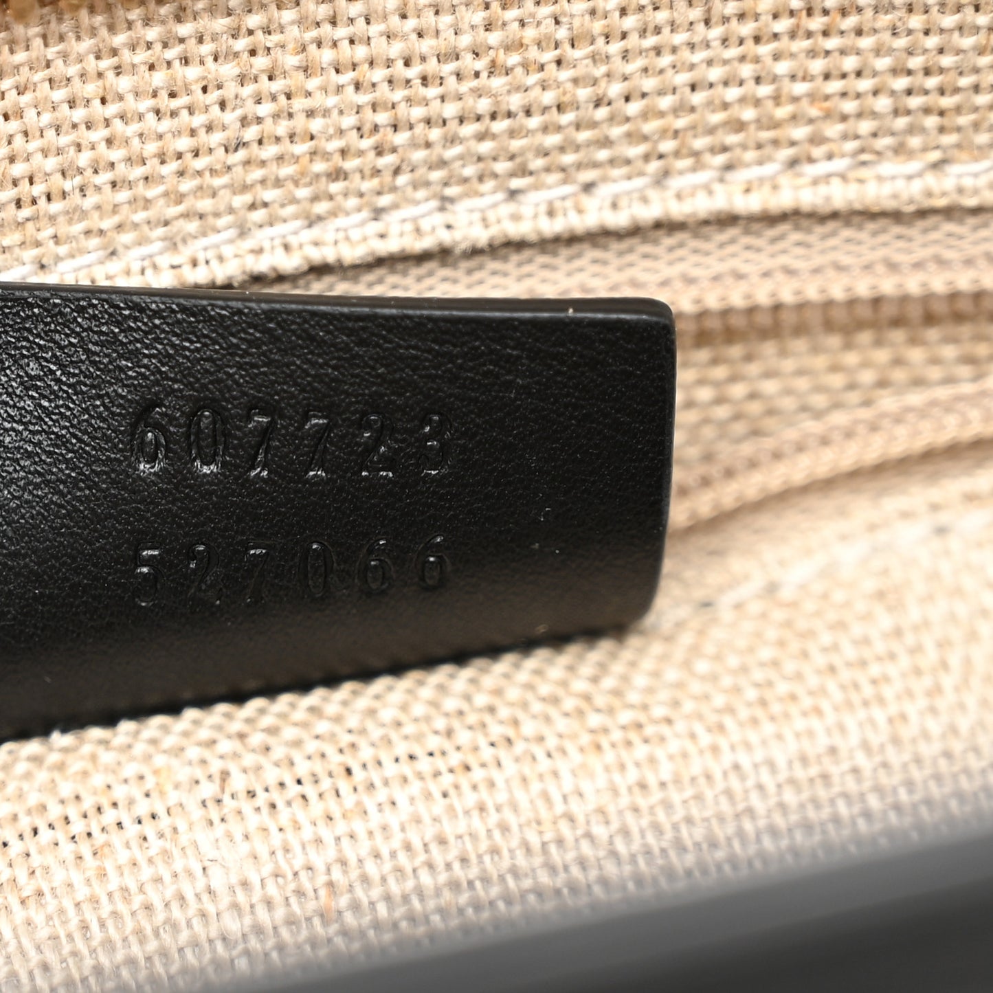 Microguccissima Flat Crossbody Black