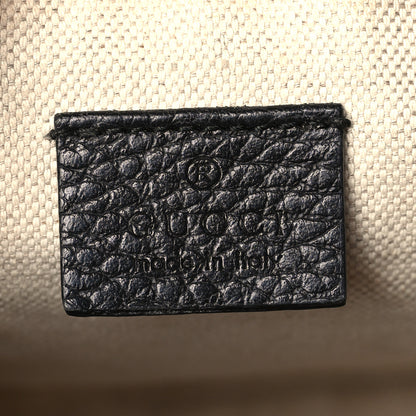Gucci Grained Calfskin Sylvie Web Kingsnake Small Camera Bag Black Multicolor 6 of 9
