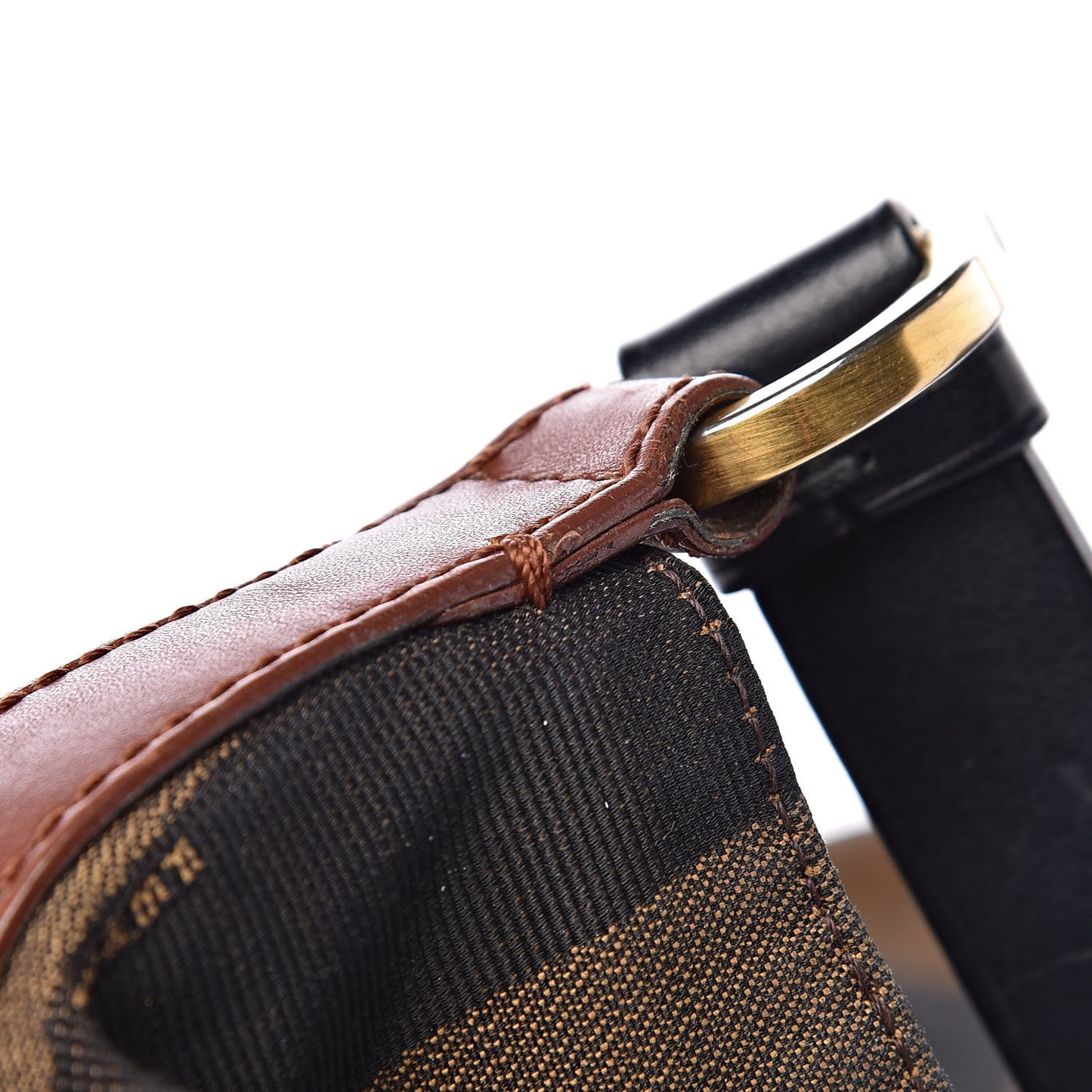 Pequin Cuoio Vegetale Large Hobo Tobacco Black Cuoio