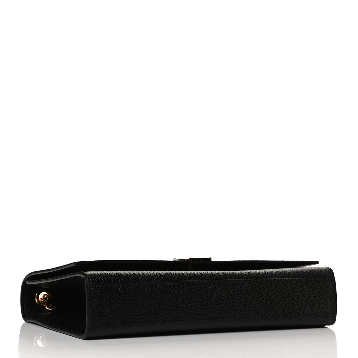 Grain De Poudre Medium Classic Monogram Kate Satchel Black