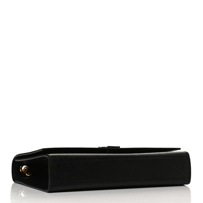 Saint Laurent Grain De Poudre Medium Classic Monogram Kate Satchel Black 4 of 13