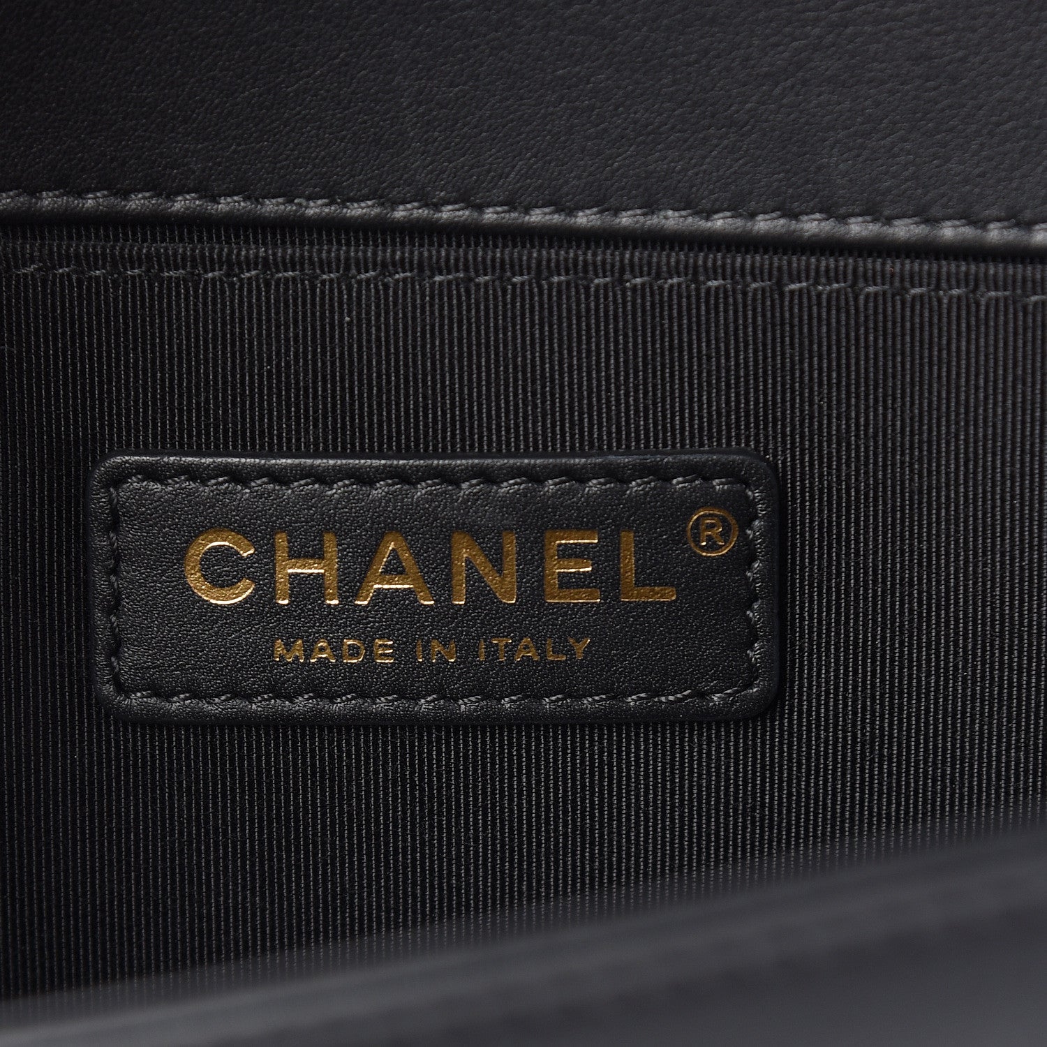 Chanel Lambskin Quilted Medium Boy Flap Black 6 of 13