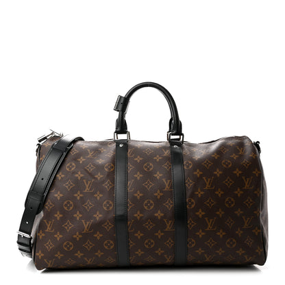 Louis Vuitton Monogram Macassar Keepall Bandouliere 45 1 of 16