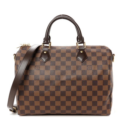 Louis Vuitton Damier Ebene Speedy Bandouliere 30 1 of 12