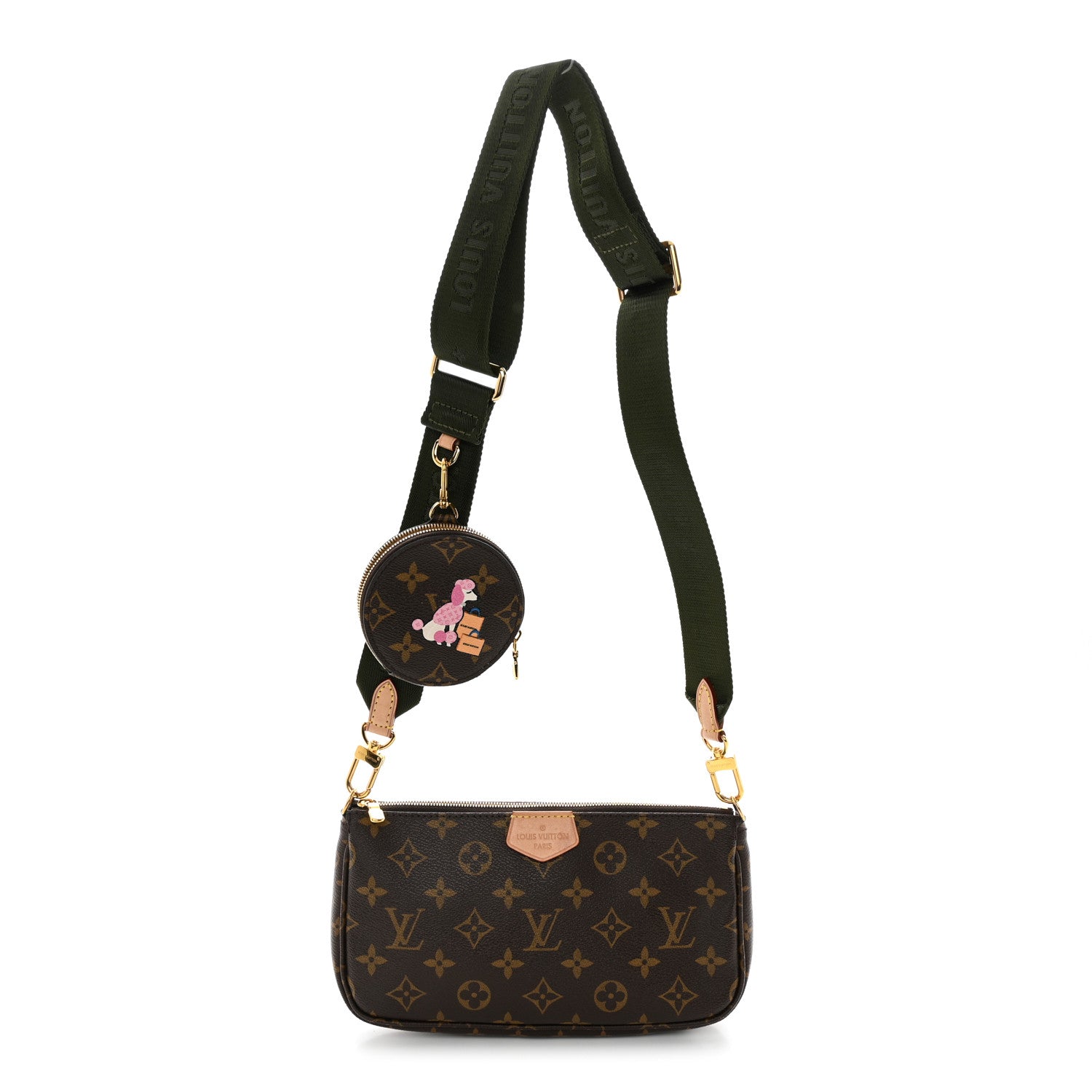 Louis Vuitton Monogram My LV World Tour Multi Pochette Accessories Kaki 1 of 12