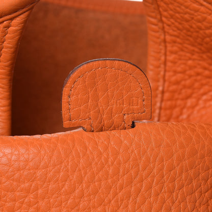 Hermes Taurillon Clemence Evelyne II PM Orange 7 of 14