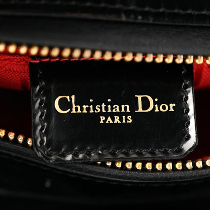 Christian Dior Patent Cannage Medium Lady Dior Black 7 of 15