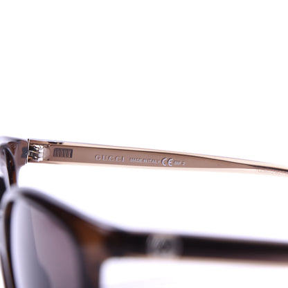 Gucci Square Frame Oversized Sunglasses GG3696/S Brown 5 of 8