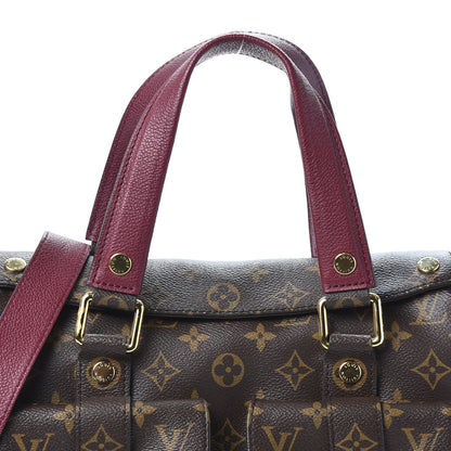 Louis Vuitton Monogram Manhattan NM Raisin 9 of 9