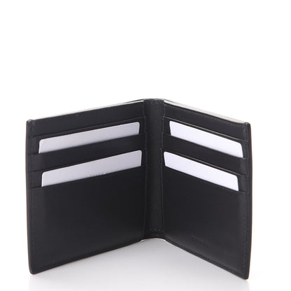 Celine Grained Calfskin Bi-Fold Wallet Black 5 of 8