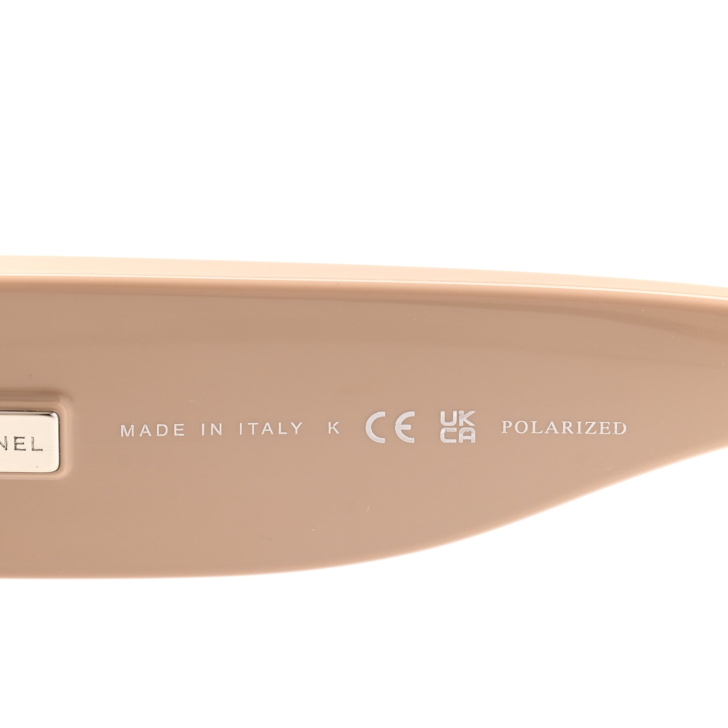 Chanel Nylon Butterfly Polarized Sunglasses 6058 Black Beige 6 of 8