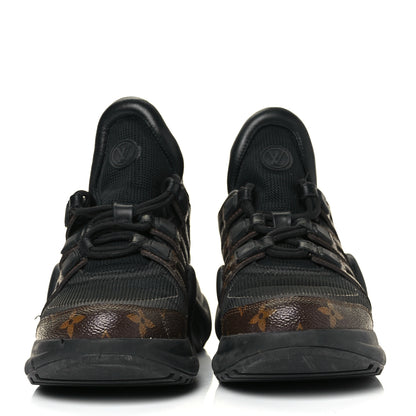 Louis Vuitton Calfskin Patent Monogram LV Archlight Sneakers 39 Black 2 of 7
