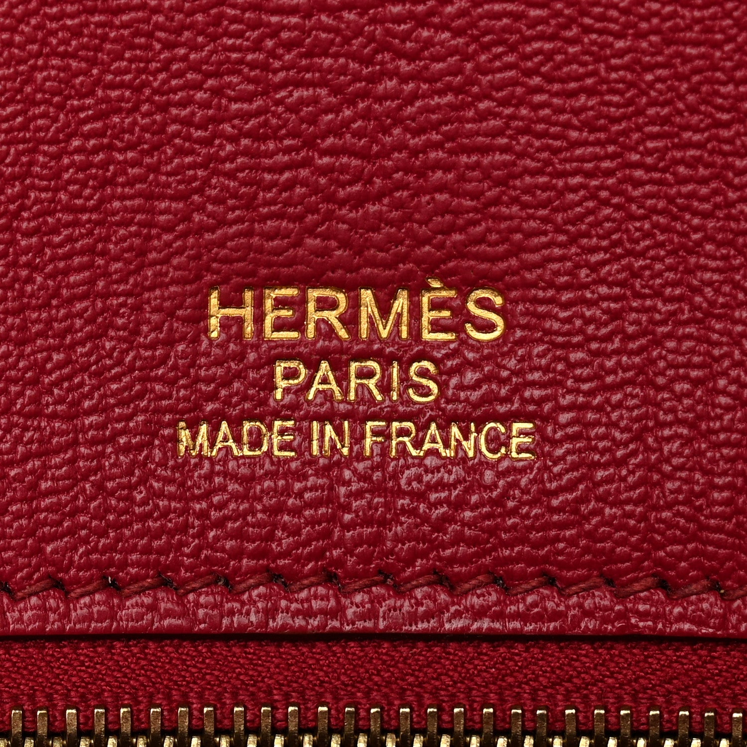 Hermes Tadelakt Ghillies Birkin 35 Rubis 6 of 12