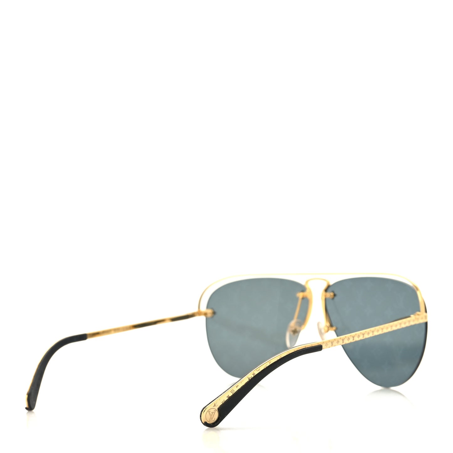 Metal Monogram Grease Sunglasses Z1172W Gold