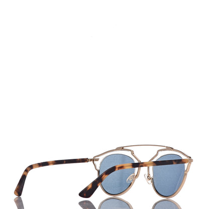 Christian Dior Mirrored So Real Sunglasses Gold 4 of 8