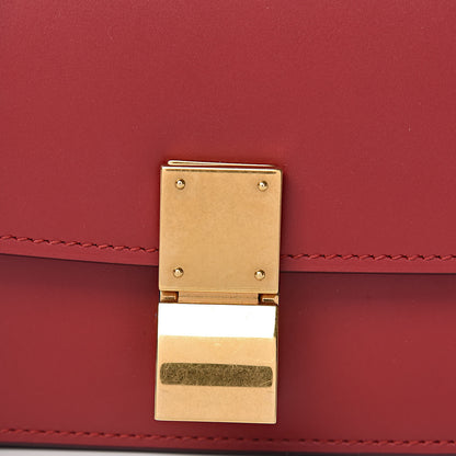 Celine Box Calfskin Small Classic Box Flap Bag Red 8 of 11