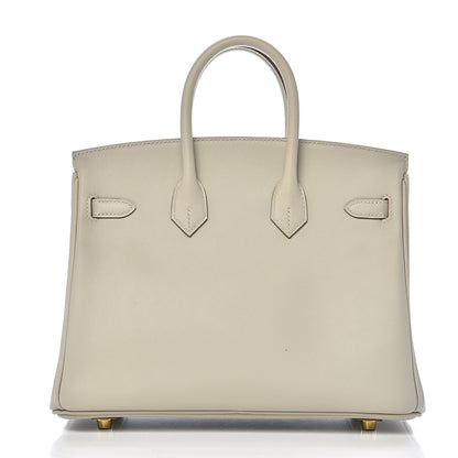Hermes Swift Birkin 25 Gris Perle 20 of 33