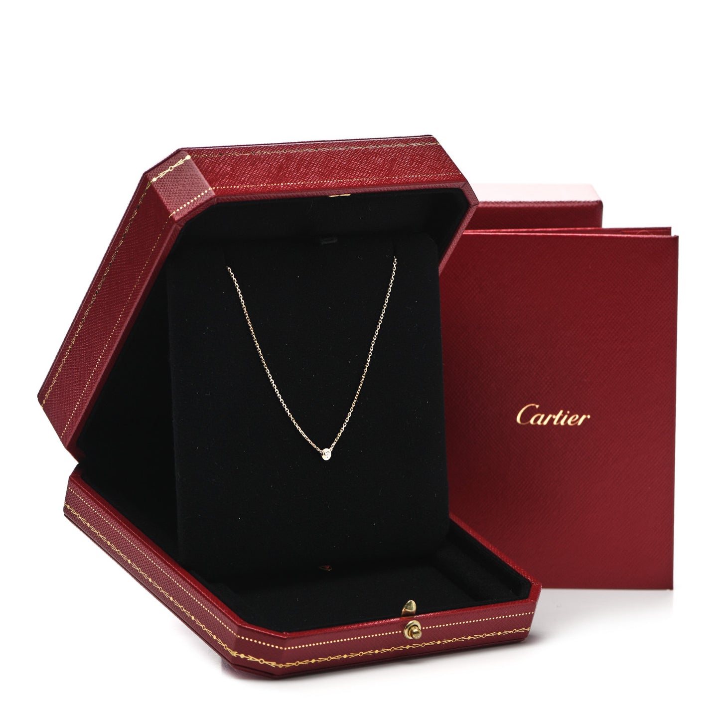 18K Yellow Gold Diamond XS D'Amour Pendant Necklace