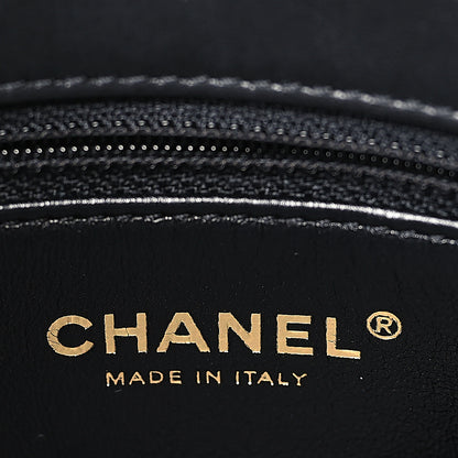 Chanel Lambskin Quilted On And On Medium Chain Flap Black 6 of 10