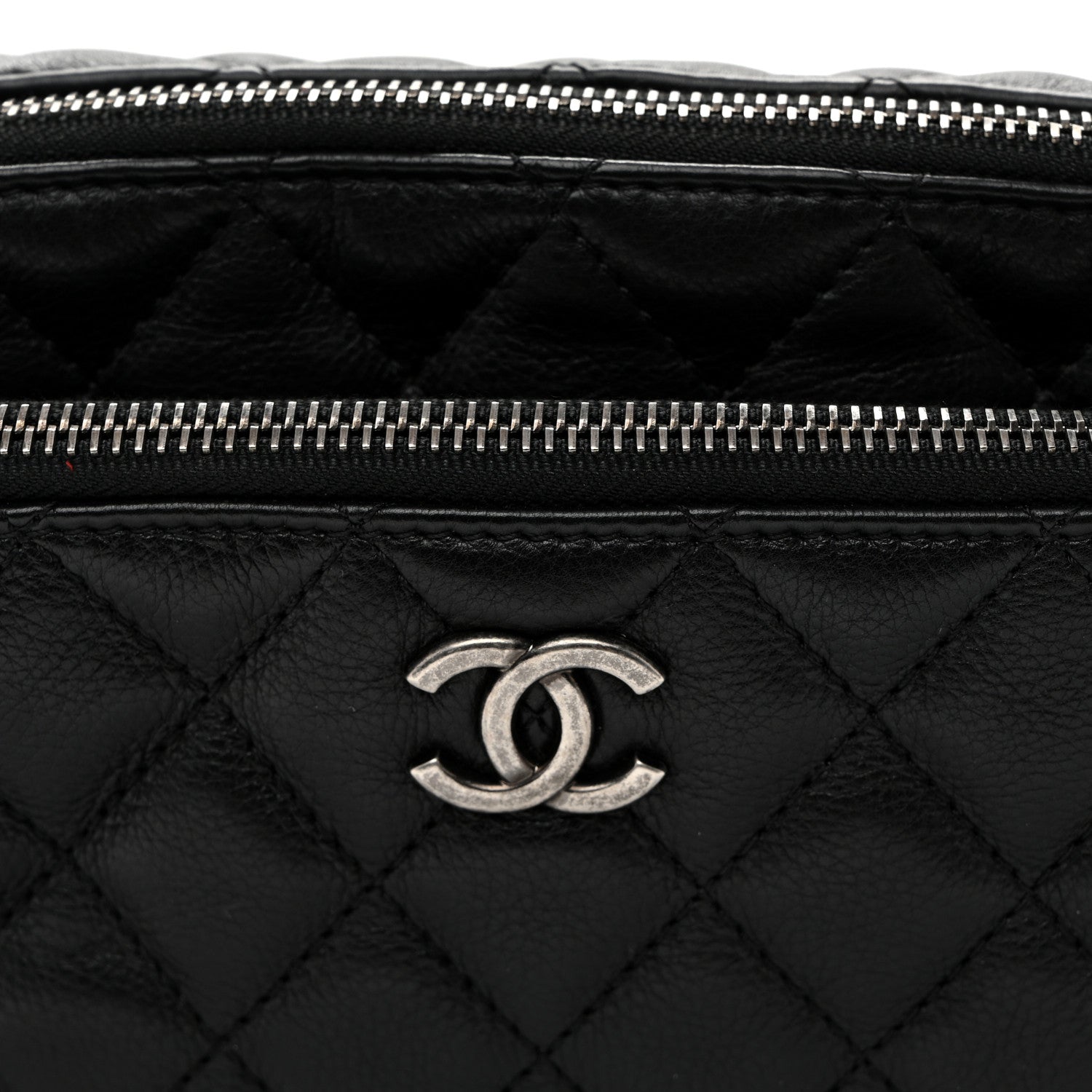Chanel Calfskin Quilted Waist Bag Black 8 of 10