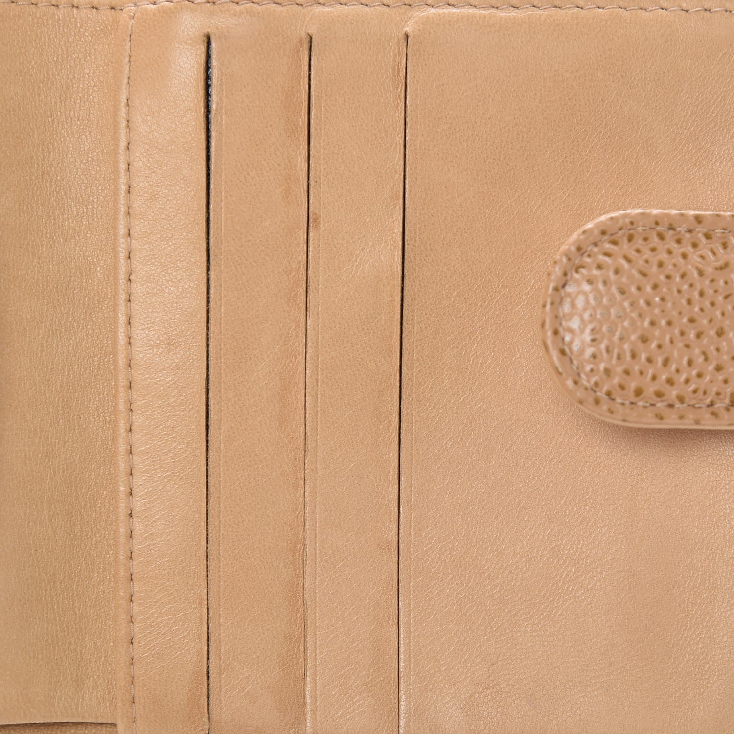 Chanel Caviar Timeless CC Compact French Wallet Beige 16 of 16