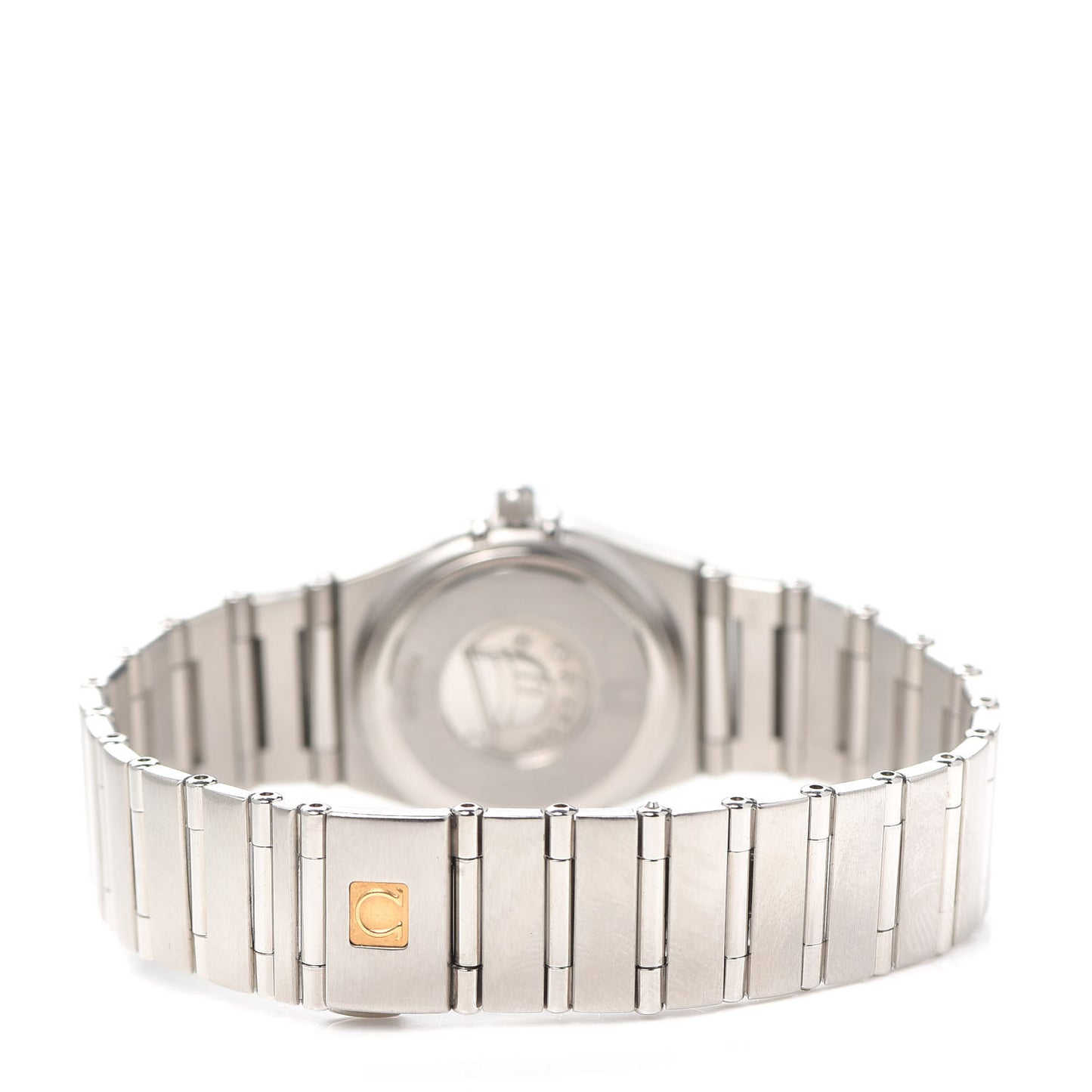 Stainless Steel Diamond Bezel Mother of Pearl 23mm Constellation Quartz Watch Pink 1466.63