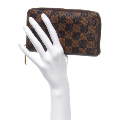 Louis Vuitton Damier Ebene Zippy Compact Wallet 2 of 8