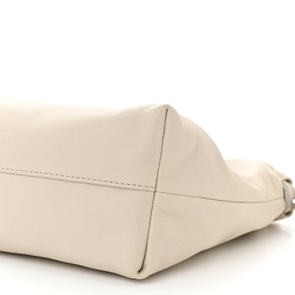 Loewe Mellow Nappa Medium Donut Chain Flamenco Knot Clutch Sea Salt 10 of 10
