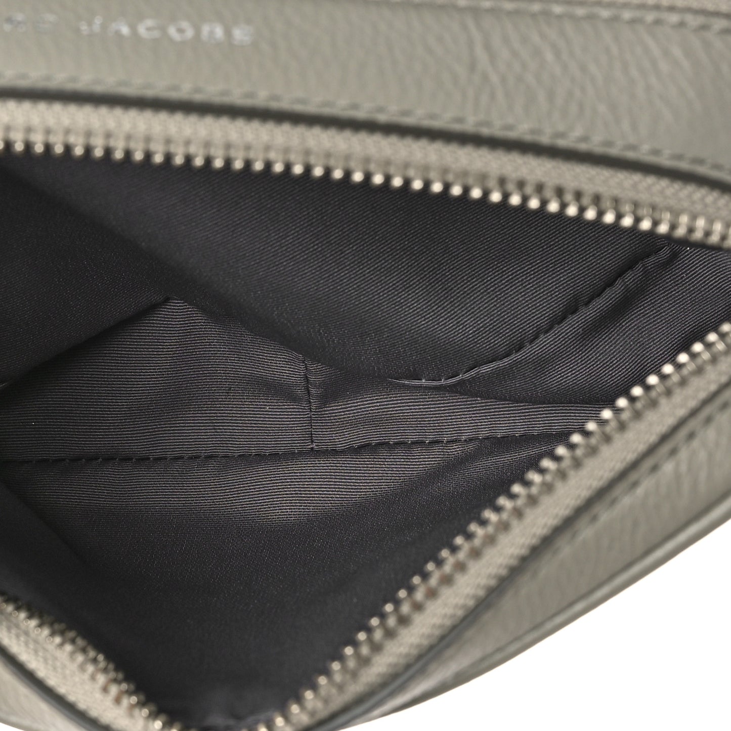 Grained Calfskin Quilted The Moto Shot 21 Bag Silver Sage