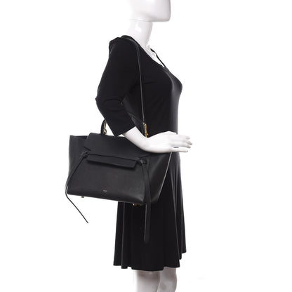 Celine Grained Calfskin Mini Belt Bag Black 2 of 21