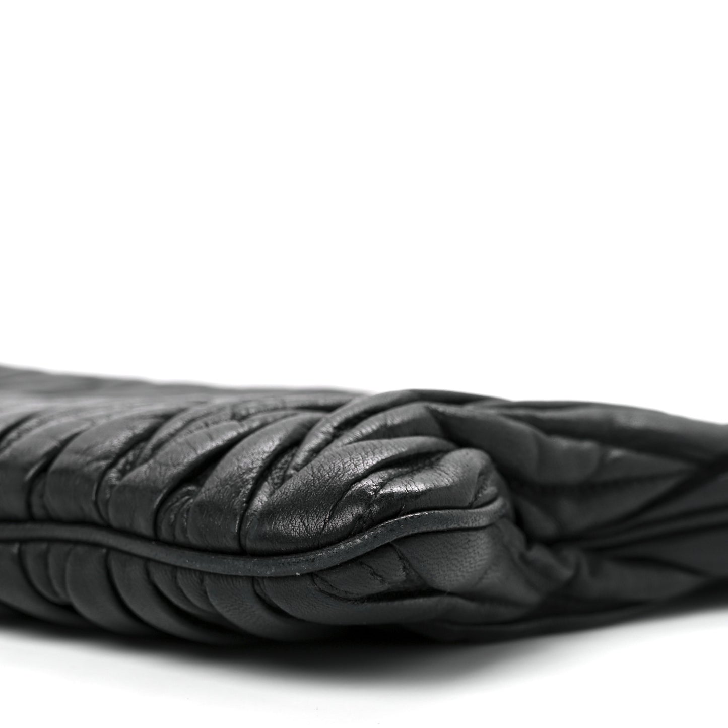 Nappa Matelasse Clutch Black