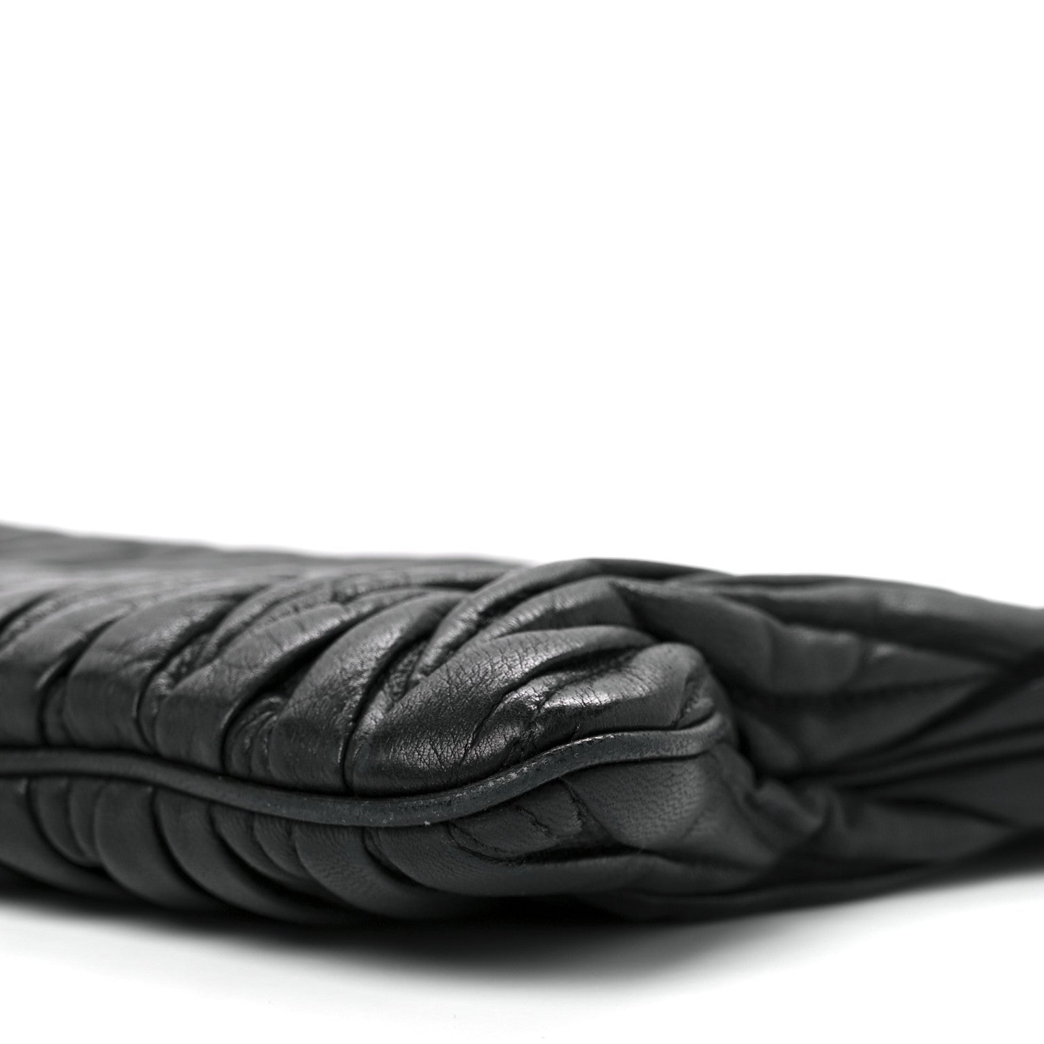 Miu Miu Nappa Matelasse Clutch Black 12 of 13