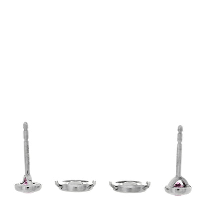 Tiffany Platinum Pink Sapphire Color By The Yard Earrings 6 of 7