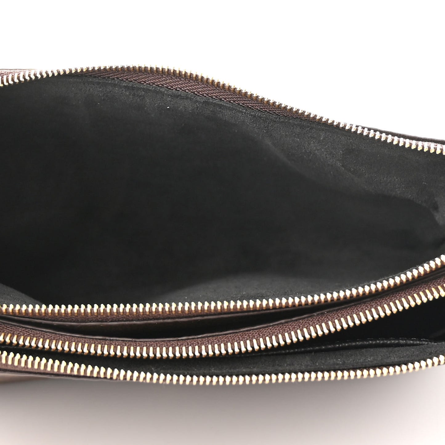 Reverse Monogram Giant Double Zip Pochette