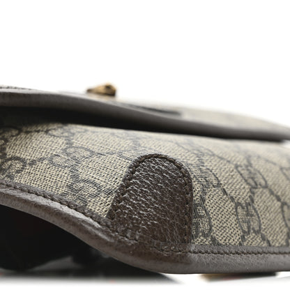 Gucci GG Supreme Monogram Neo Vintage Web Belt Bag Brown 9 of 10
