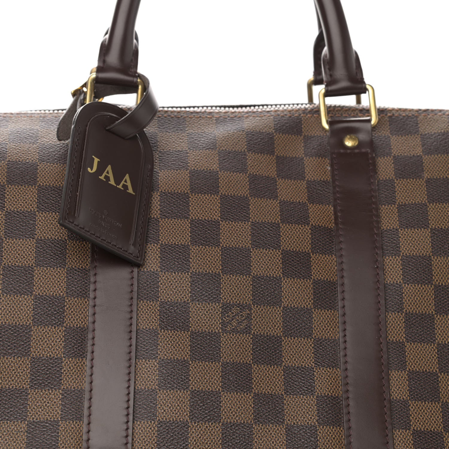 Louis Vuitton Damier Ebene Keepall Bandouliere 55 7 of 11