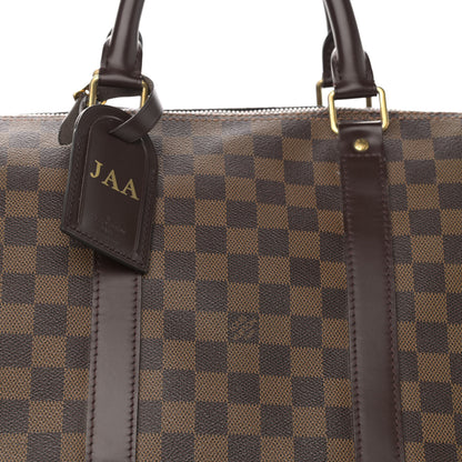 Louis Vuitton Damier Ebene Keepall Bandouliere 55 7 of 11