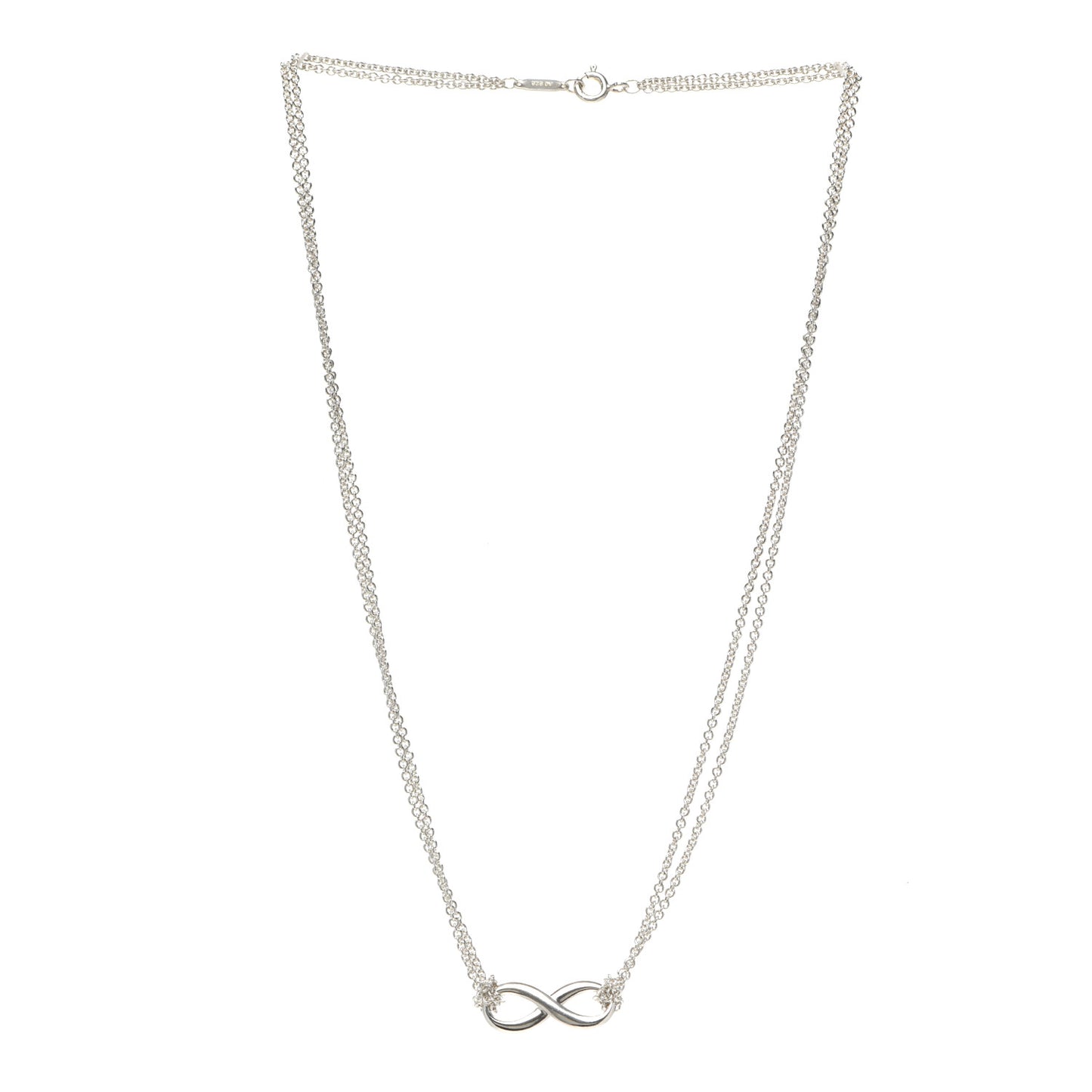 Sterling Silver Infinity Pendant Necklace