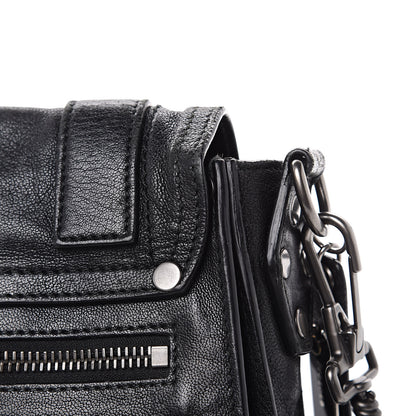 Proenza Schouler Lambskin Fringe PS1 Crossbody Pouch Black 12 of 13
