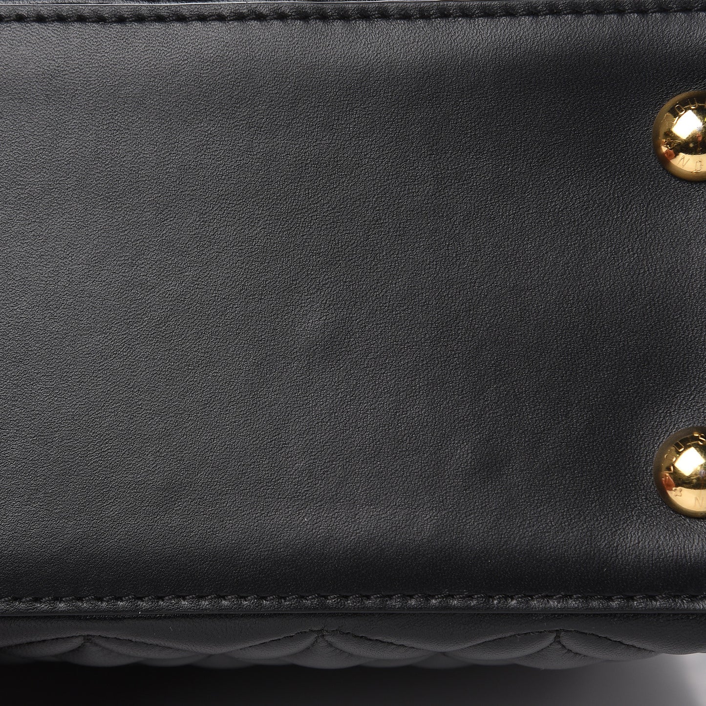 Lambskin Quilted Flower Capucines PM Black