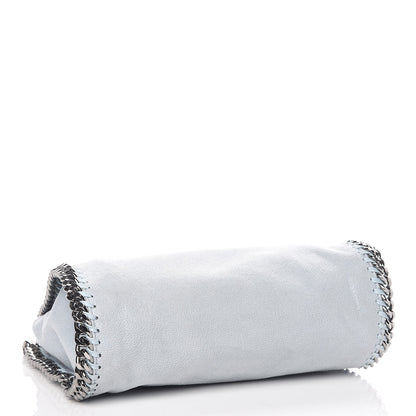 Stella McCartney Shaggy Deer Mini Falabella Fold Over Tote Light Blue 5 of 12