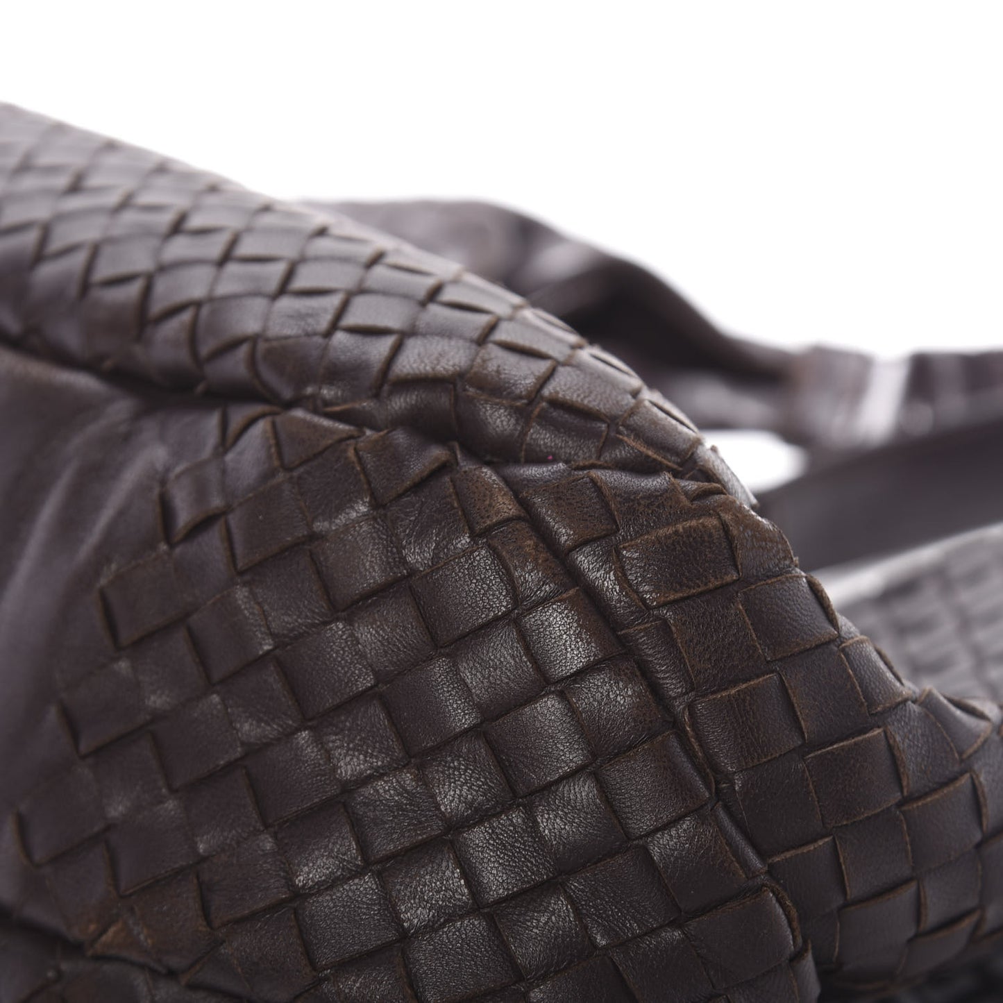 Nappa Intrecciato Medium Campana Ebano