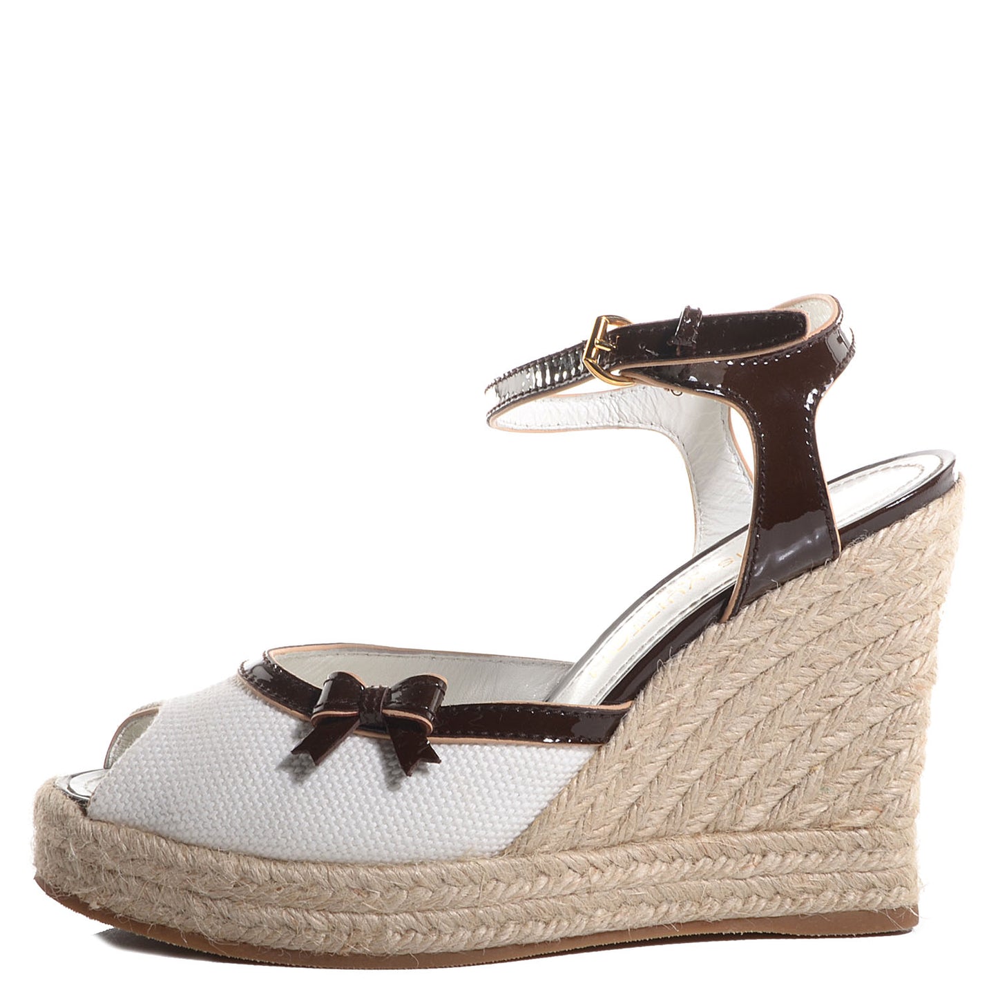 Canvas Bow Wedge 38