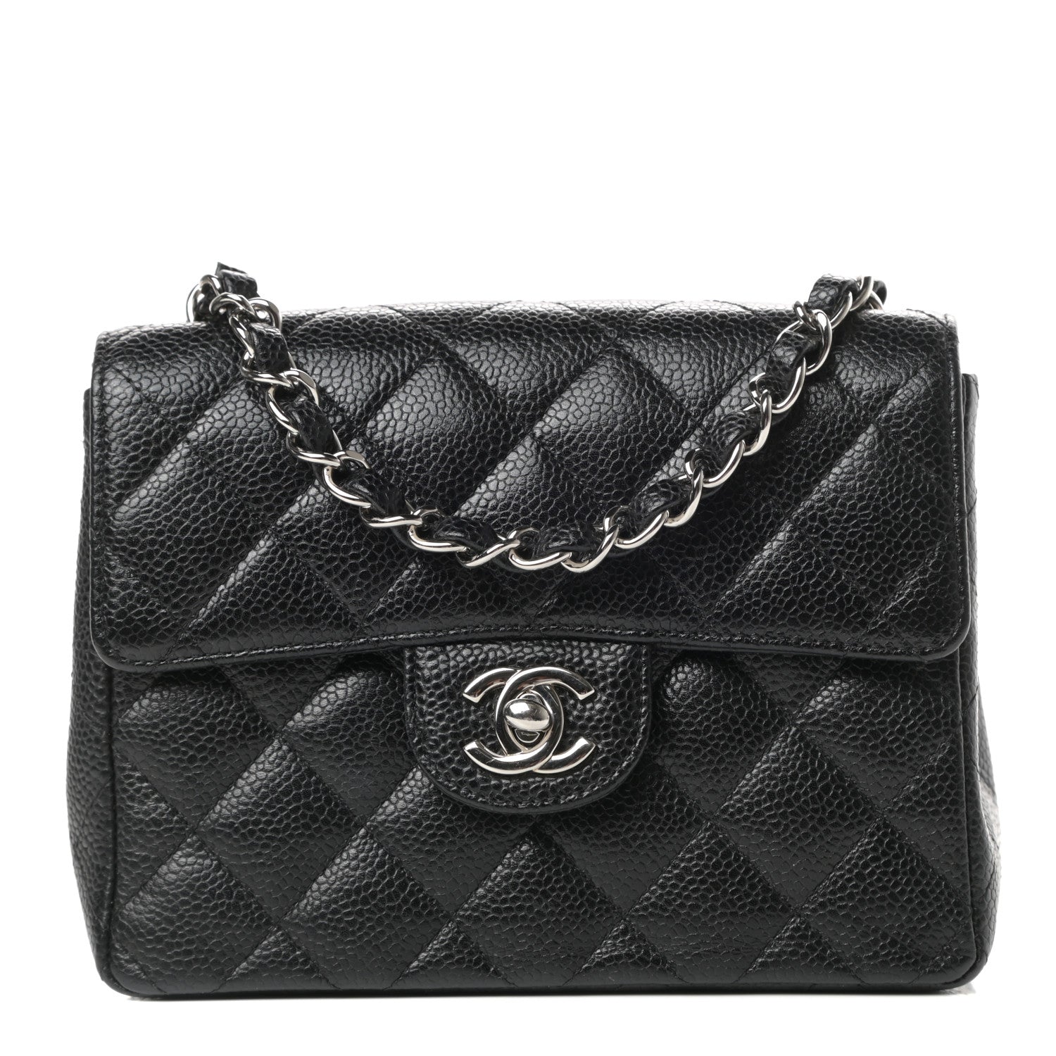 Chanel Caviar Quilted Mini Square Flap Black 1 of 11