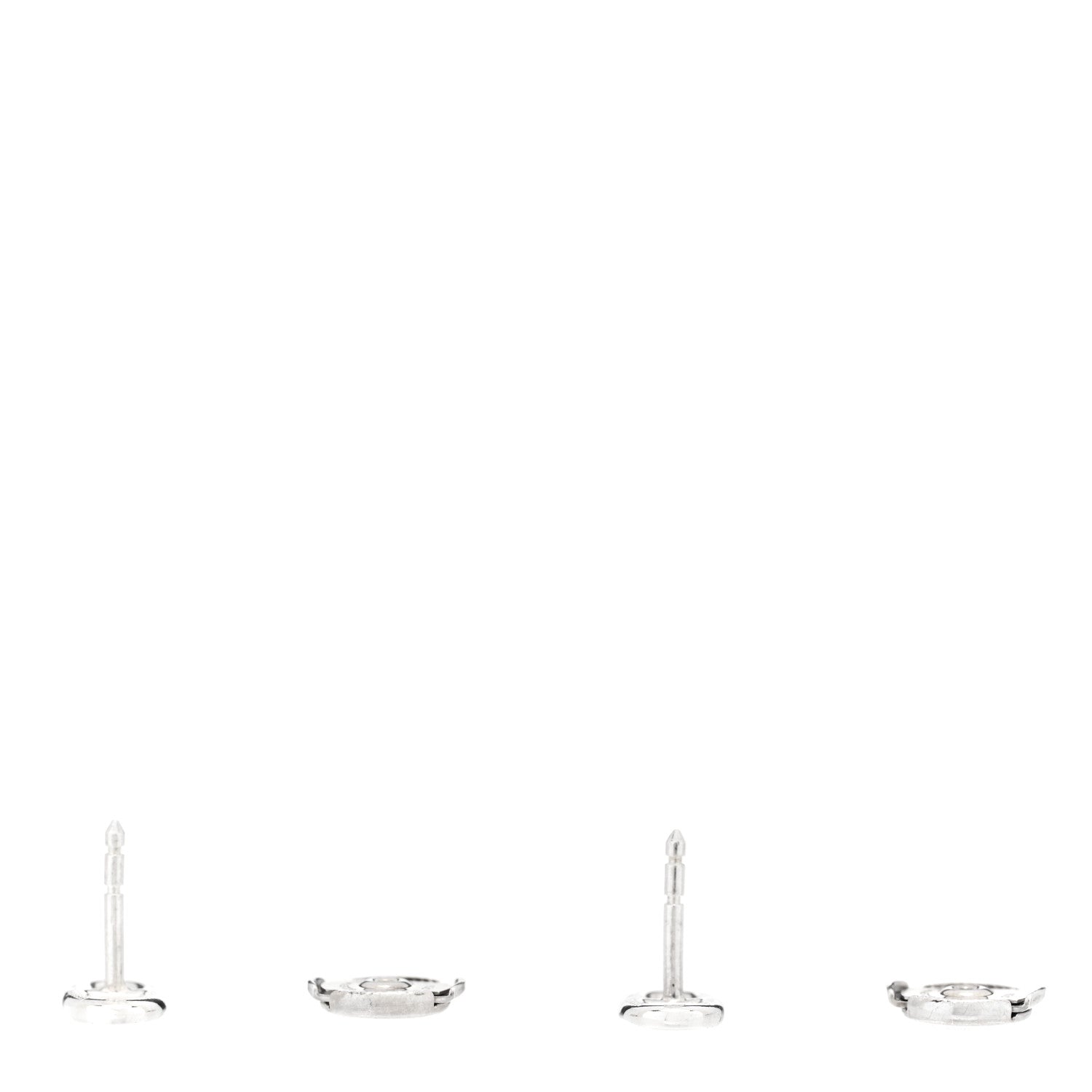 Hermes Sterling Silver TPM Farandole Earrings 3 of 5